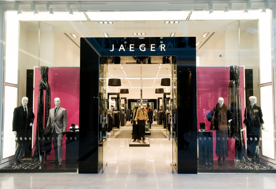 High end brand Jaeger is among the brands owned by Edinburgh Woollen Mill