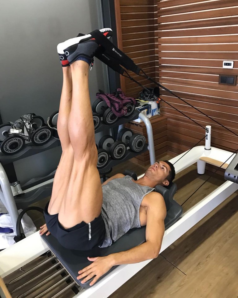 A state-of-the-art gym helped Ronaldo keep in shape