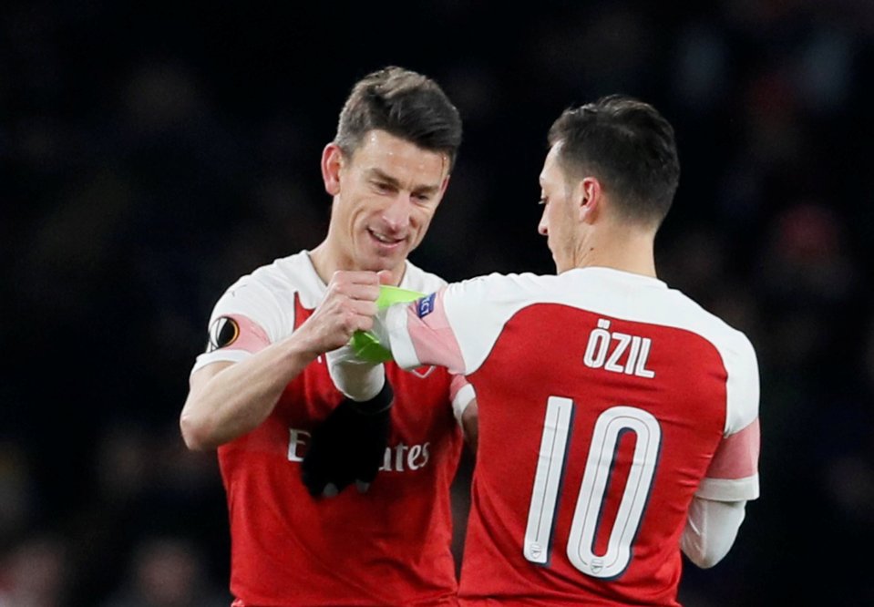 Laurent Koscielny has come out in support of ex-Arsenal teammate Mesut Ozil