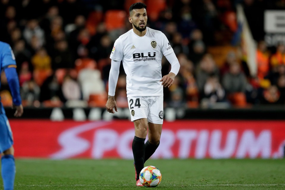 Garay has been wihout a club since leaving Valencia