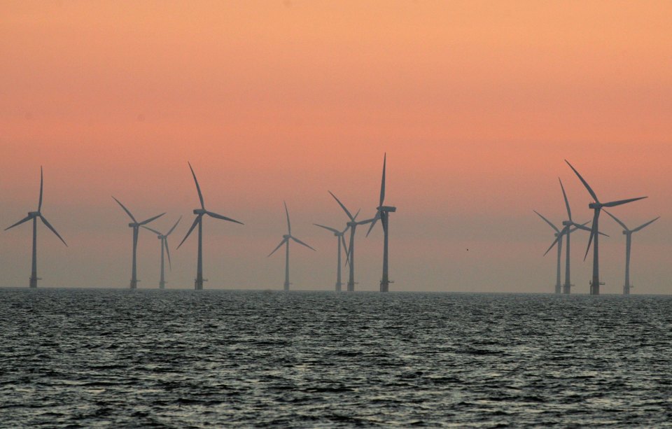 The PM will also promise a £160million investment to build new turbines and install them off the coast