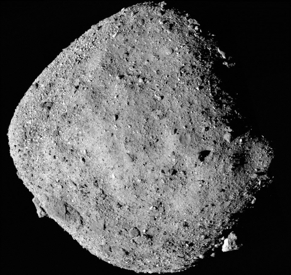 Bennu is known as a 'doomsday' asteroid because it has a small chance of colliding with Earth