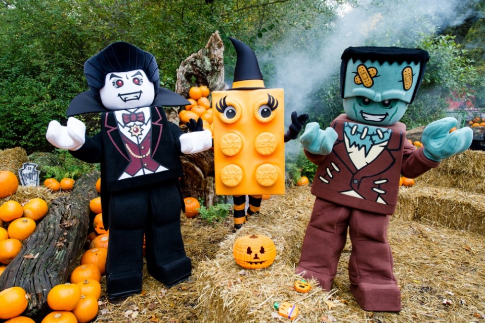 Get a scare at Legoland’s Brick or Treat