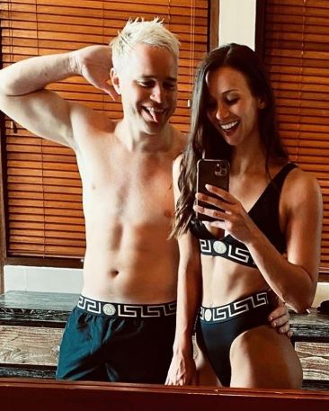 Olly credits his girlfriend Amelia with inspiring his buff physique