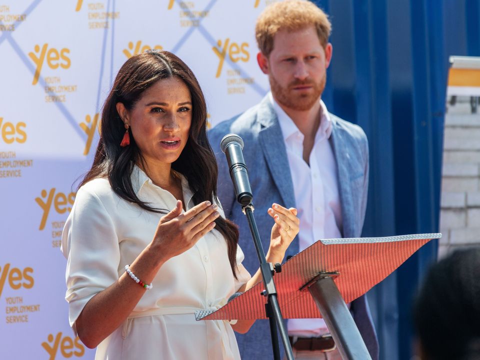 The pair have been giving speeches from their California home, with Meghan chatting at Fortune's Most Powerful Women Next Gen Virtual Summit