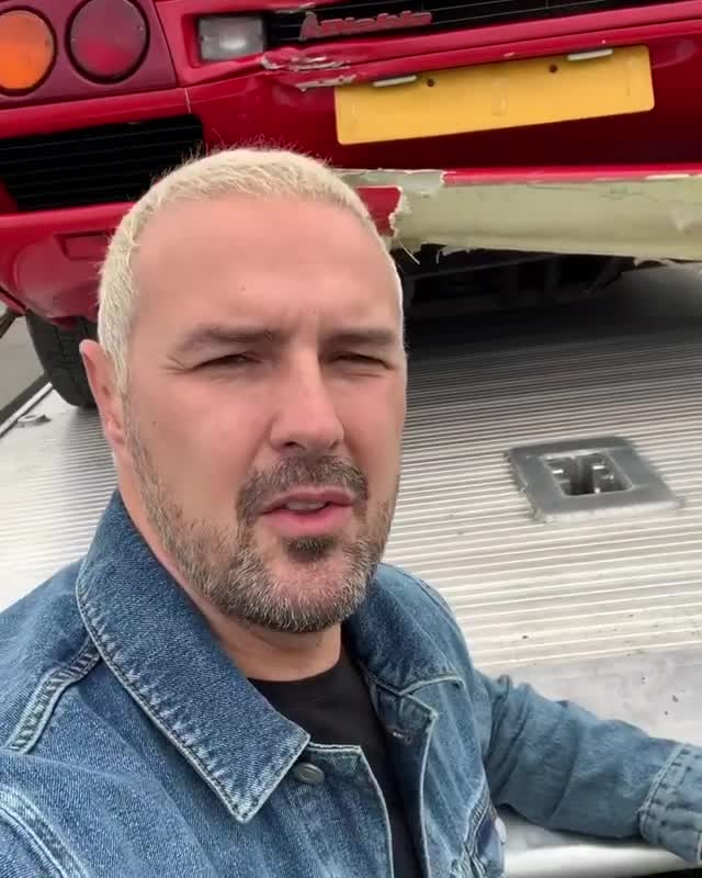 Paddy McGuinness said he was going to have 'a good old cry' after crashing a Lambo in an Instagram post 