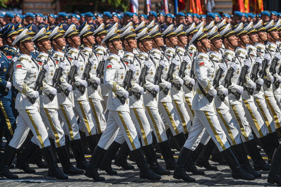 China has one of the largest militaries in the world 