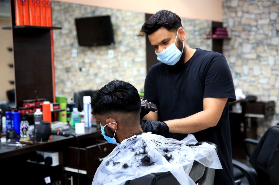 Hairdressers and barbers are among businesses set to close from tonight