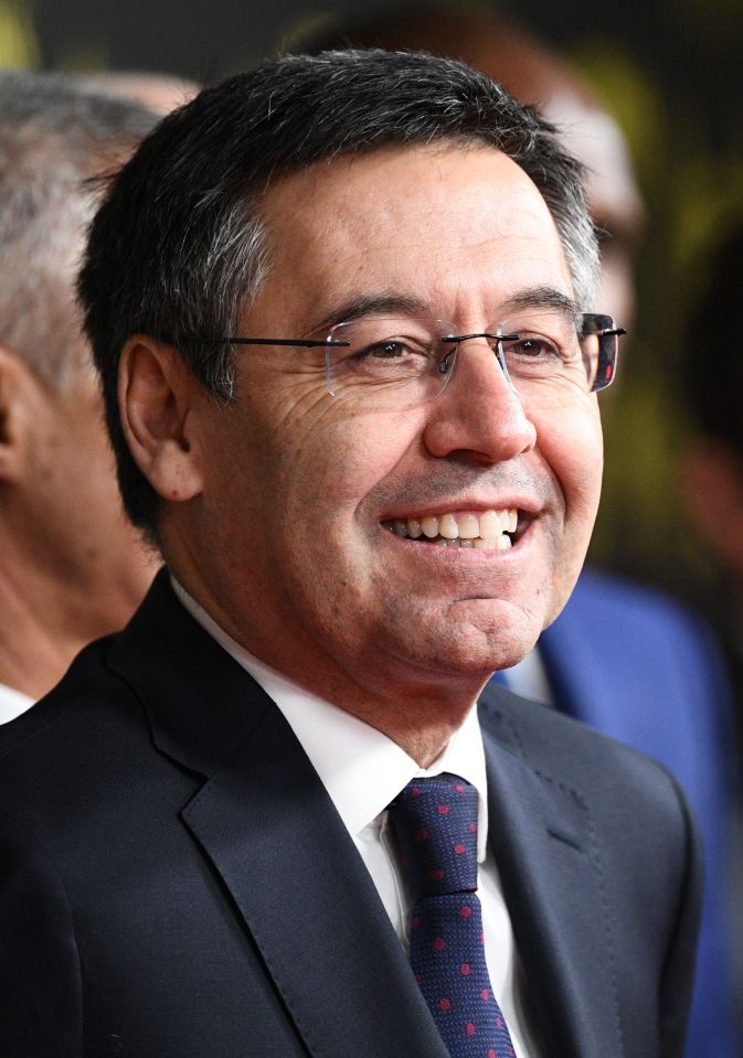 Barcelona president Josep Maria Bartomeu offloaded the striker last month