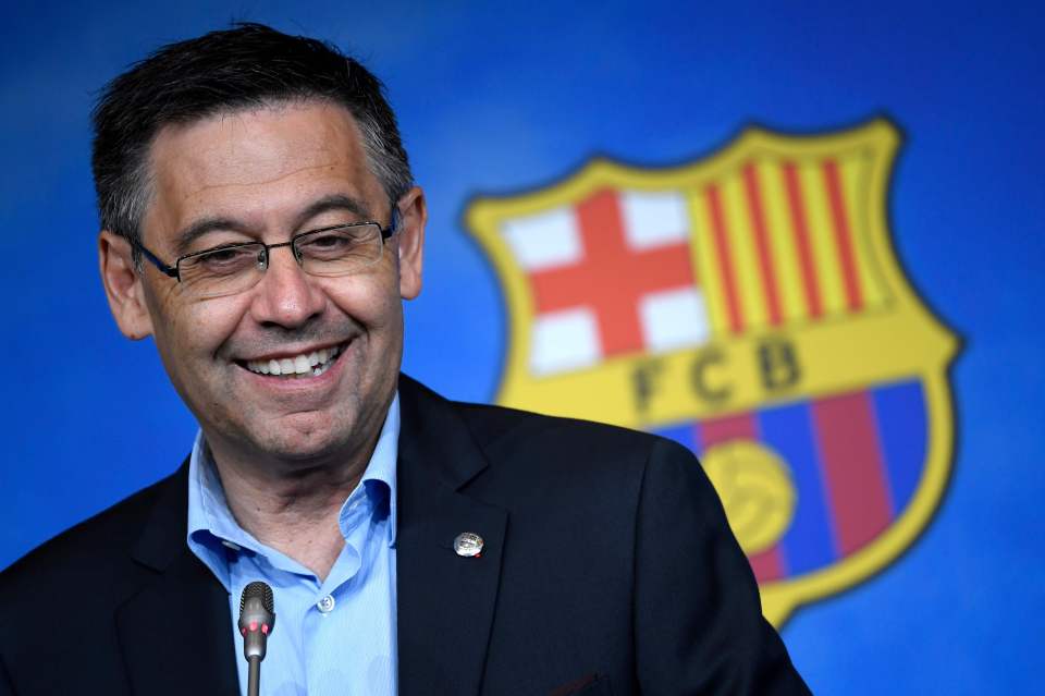 Barcelona president Josep Maria Bartomeu 