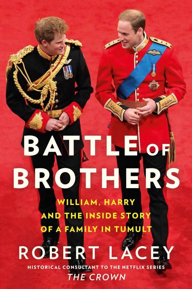 Robert Lacey's new book Battle of Brothers alleged Harry and Wills' feud began 15 years ago