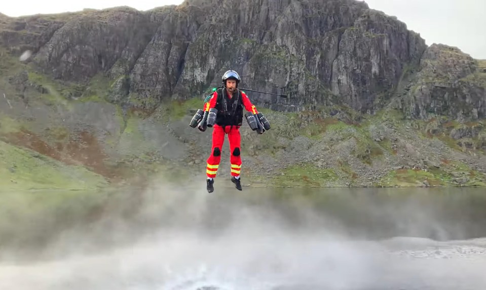 Jet suit wearing paramedics could soon rescue injured hikers on top of Britain's mountains in minutes