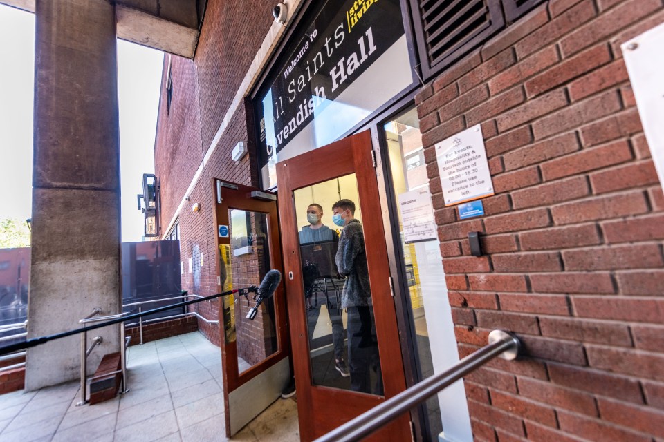 Youngsters are having food parcels delivered while they're cooped up in halls