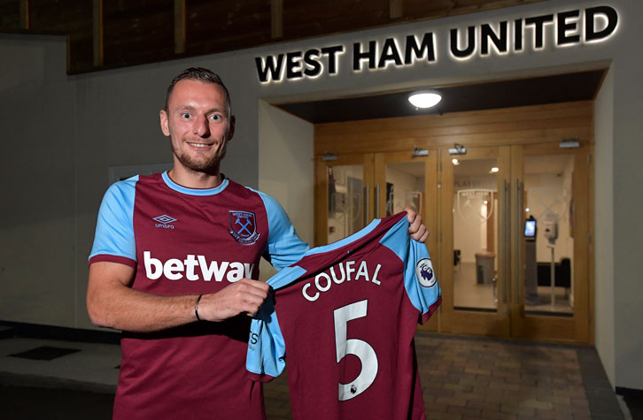 West Ham have confirmed the £4million signing of Vladimir Coufal from Slavia Prague