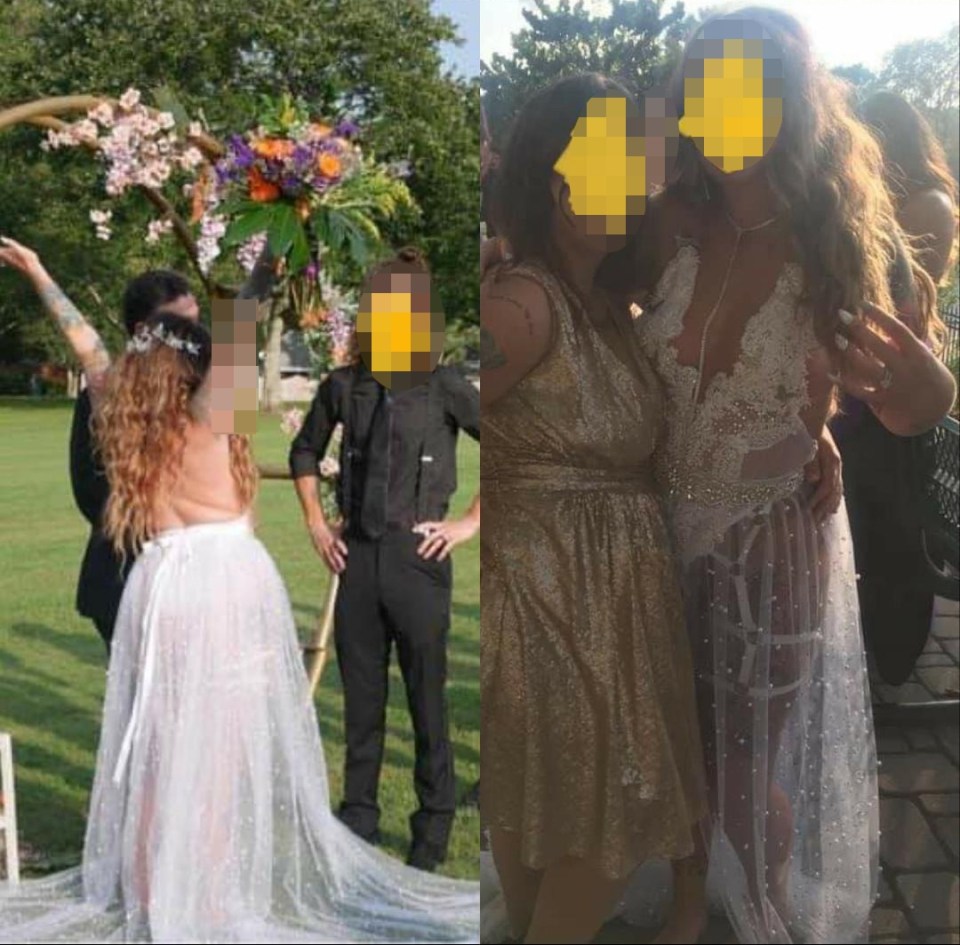 Her revealing gown was branded ‘tacky’ and little more than lingerie