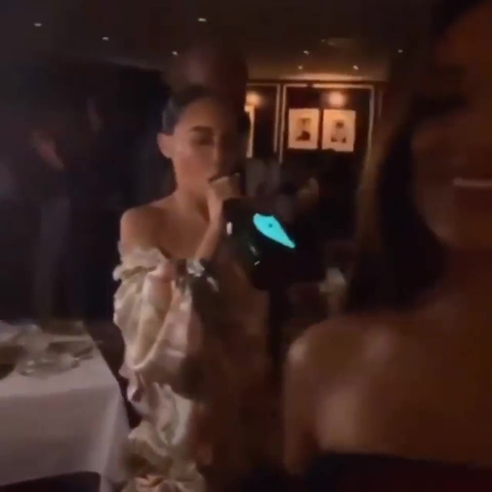 Leigh-Anne downed £370 Dom Pérignon champagne from the bottle