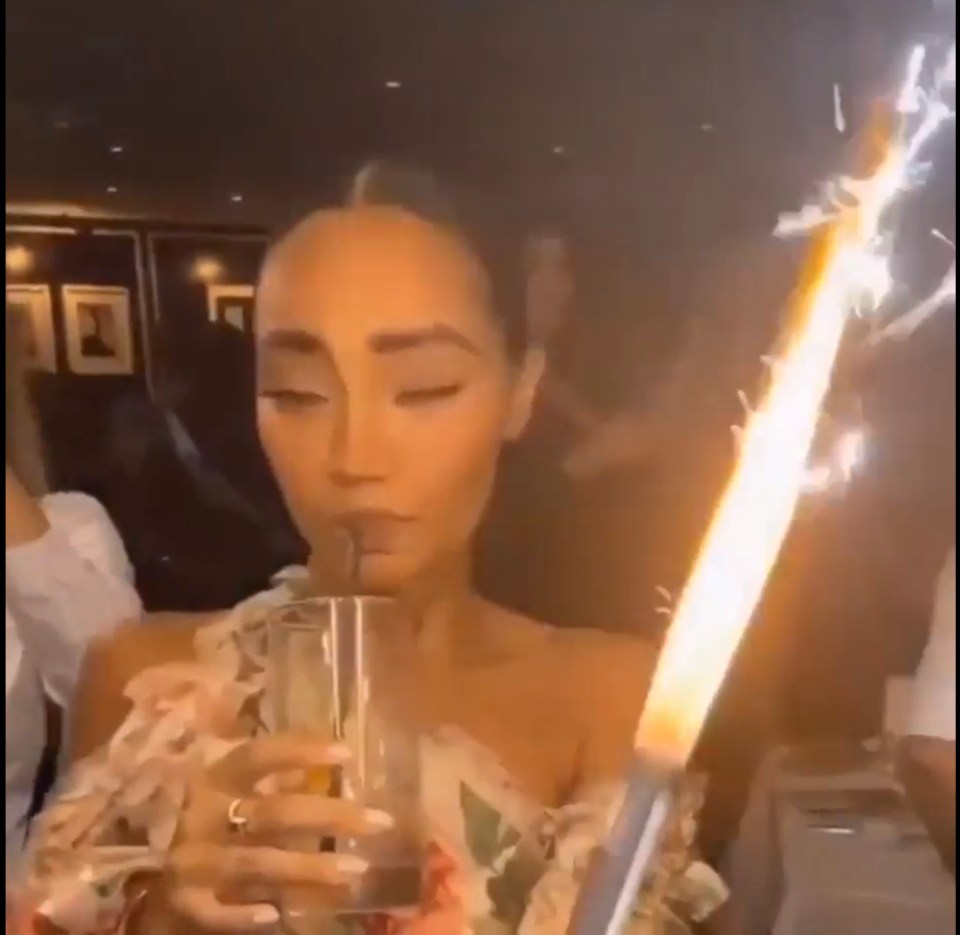 Leigh-Anne Pinnock appeared to break the Rule of Six with her birthday party in London