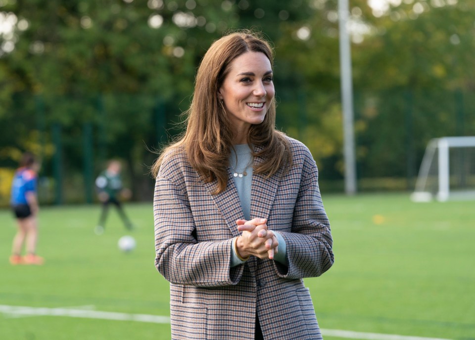 Kate Middleton paid tribute to her George, Charlotte and Louis with her necklace today