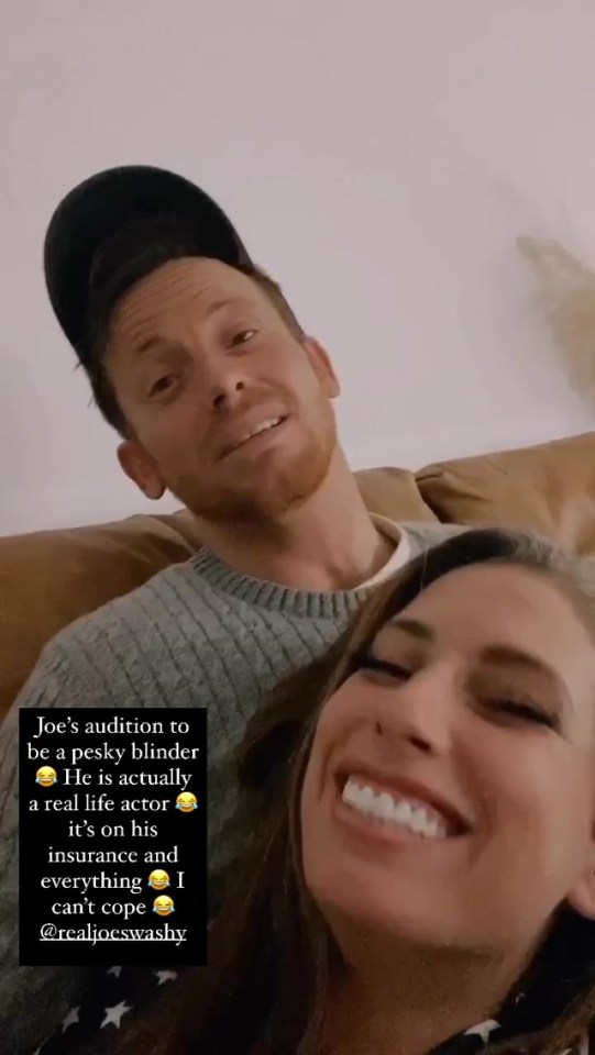 Stacey playfully mocked boyfriend Joe Swash accents