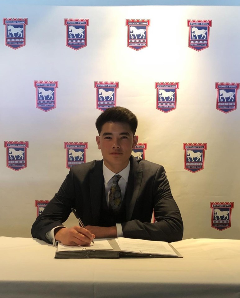 In 2019 Baggott signed scholarship terms with Ipswich Town