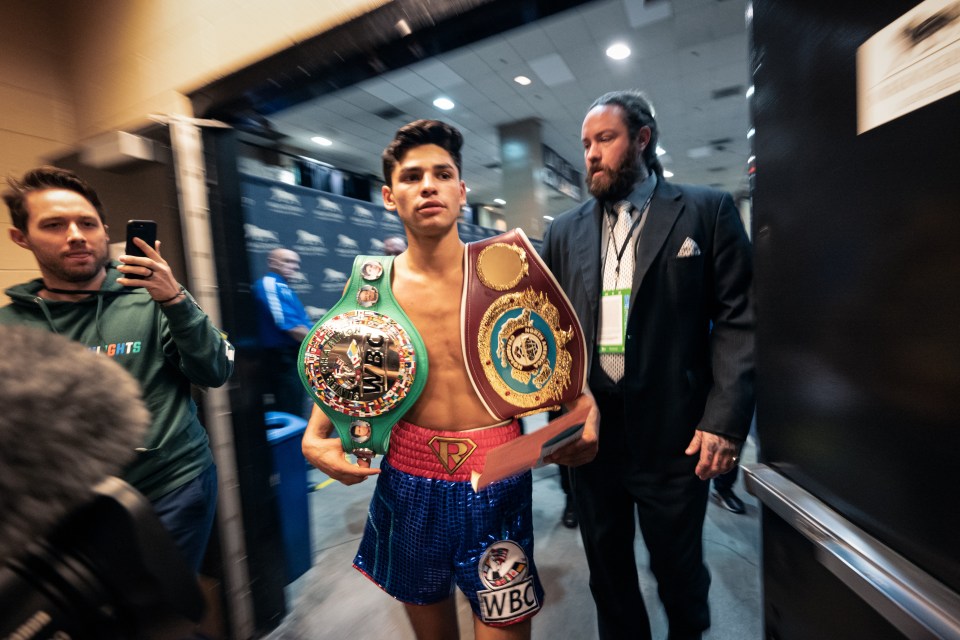 Ryan Garcia boasts a perfect boxing record of 20-0