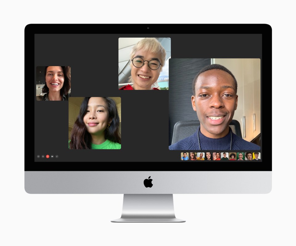 The iMac's big screen makes Zoom calls easy