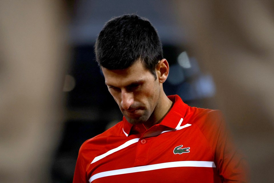 Serbian Djokovic was a shadow of his usual self