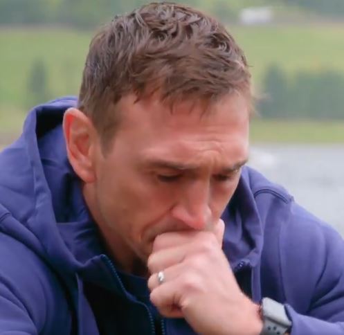  Kevin Sinfield was reduced to tears as he talked about his friend's condition