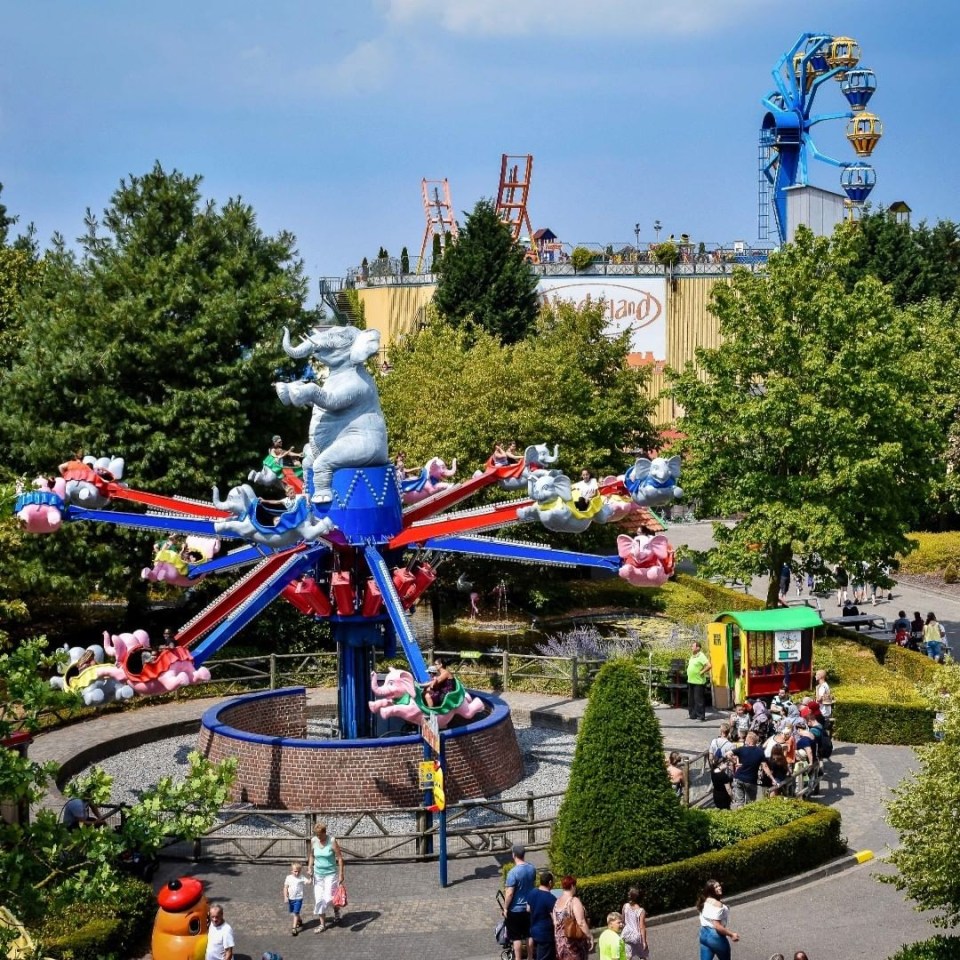 There are more than 40 rides to choose from inside the park