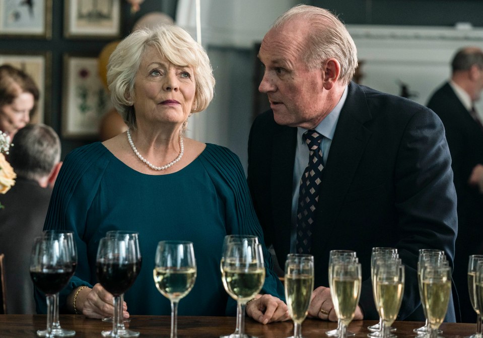 Alison plays the role of 70-year-old Gail in the six-part series - who is married to husband Henry