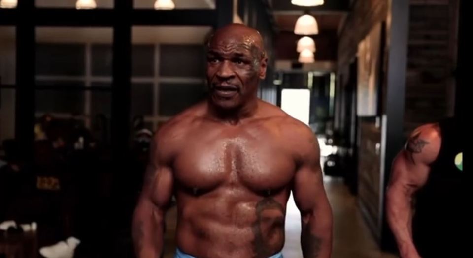 Tyson has gone through a dramatic body transformation 