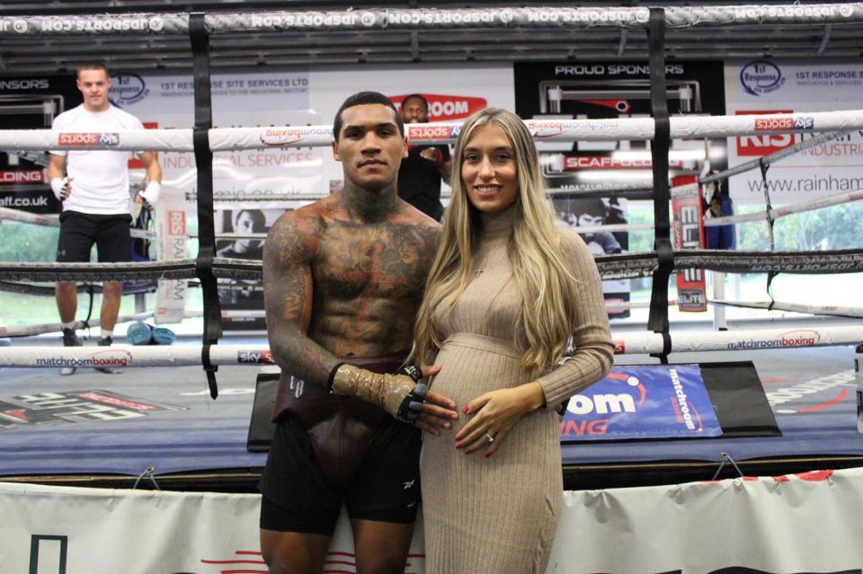 Conor Benn announced his partner Victoria is pregnant 