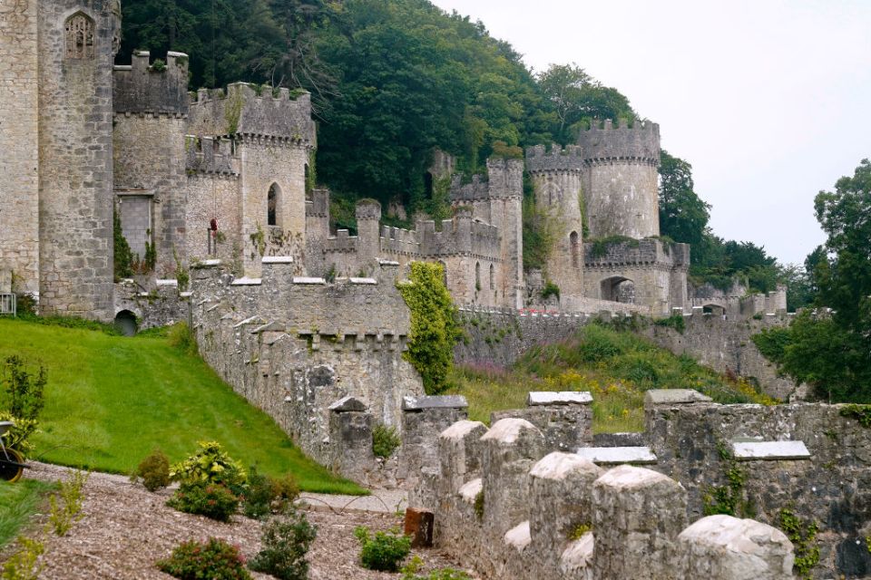 Bosses have splurged millions to set up the Welsh castle for filming