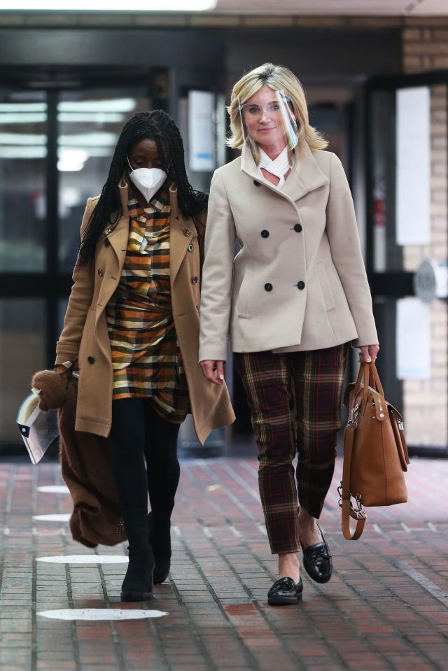 Turner and Jordan outside Southwark Crown Court 