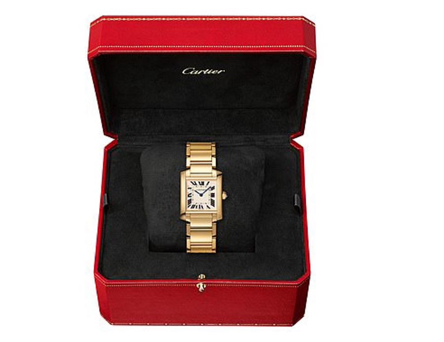 The duchess also wore Princess Diana's classic Cartier watch 