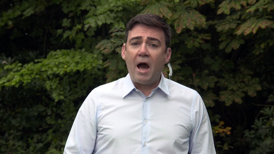 Andy Burnham was accused of 'pirouetting' 