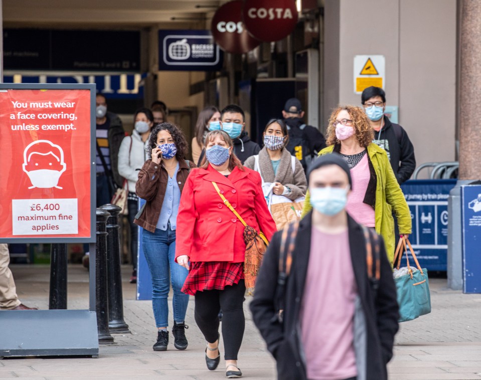 Coronavirus cases are also rising in London, above