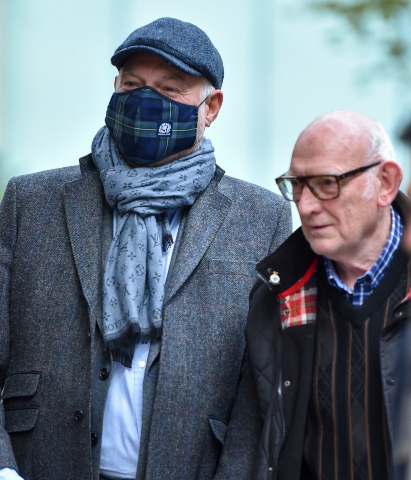 The ex Blue Peter presenter had said he had been suicidal after the loss of his TV career, pictured  here with his dad Les Stott