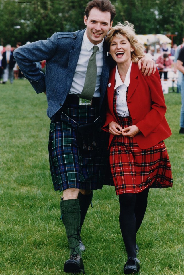 Turner and Leslie together in 1993