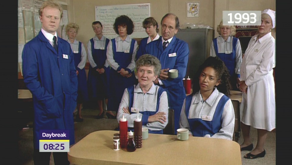 Mel B enjoyed a stint as Amy Nelson on the checkouts at Bettabuys in 1993 before joining the Spice Girls the following year