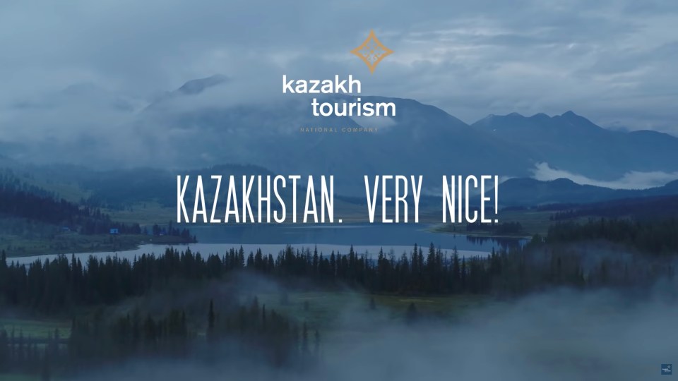 Kazakh Tourism has released the new video using "very nice" throughout