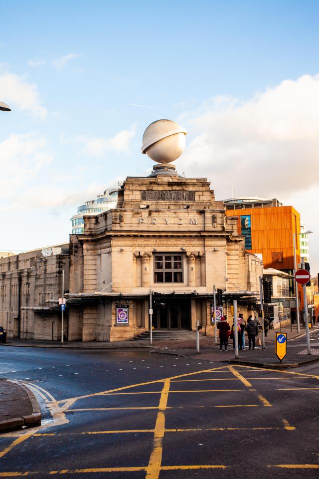 A chilling scene was captured on CCTV at the giant city-centre venue which was a jail in the 19th century