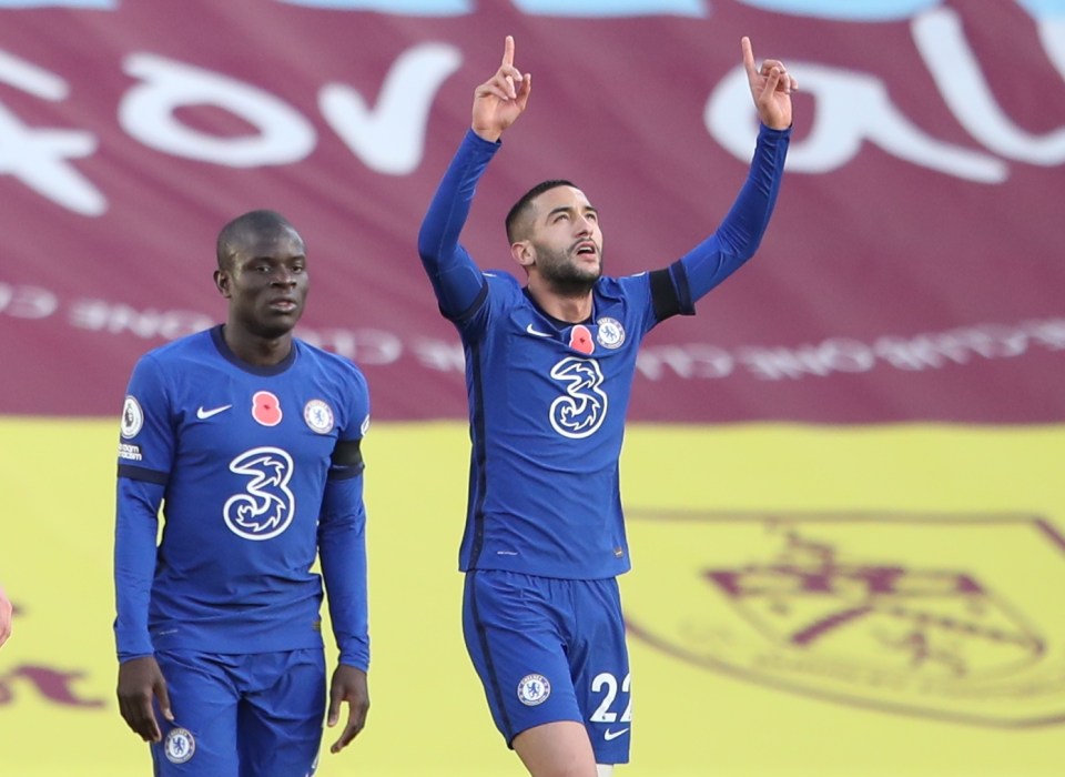 Hakim Ziyech scored his first Premier League goal 