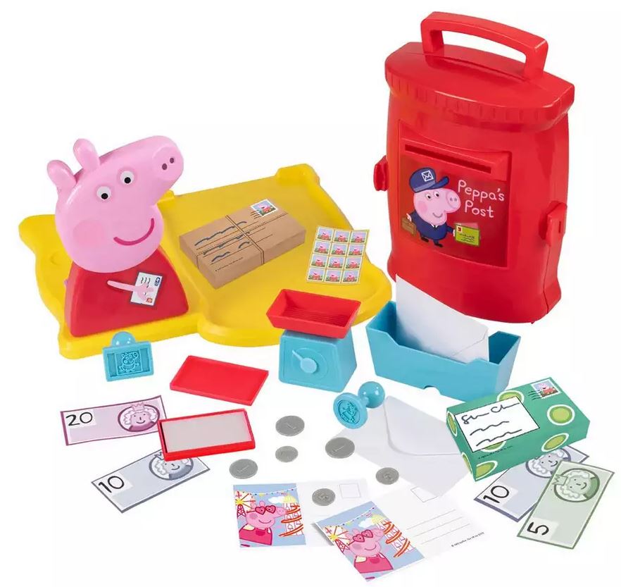 Let your kids learn how a real post office works with this Peppa Pig set