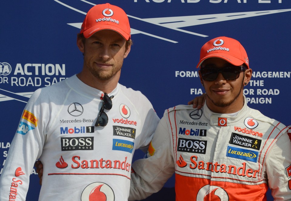 Hamilton and BUtton were amicable team-mates for the most part