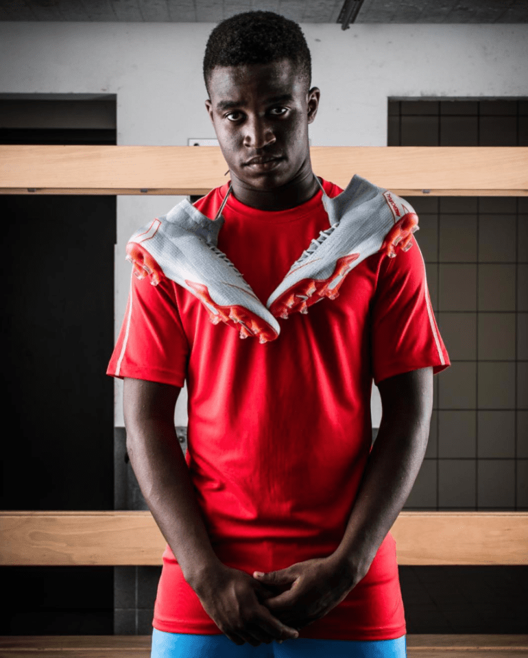 In 2019, Moukoko signed a 10-year boot deal with Nike worth around £9m