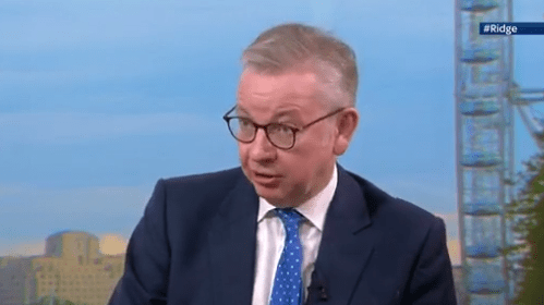 Michael Gove accused the European Union of not taking Brexit talks seriously