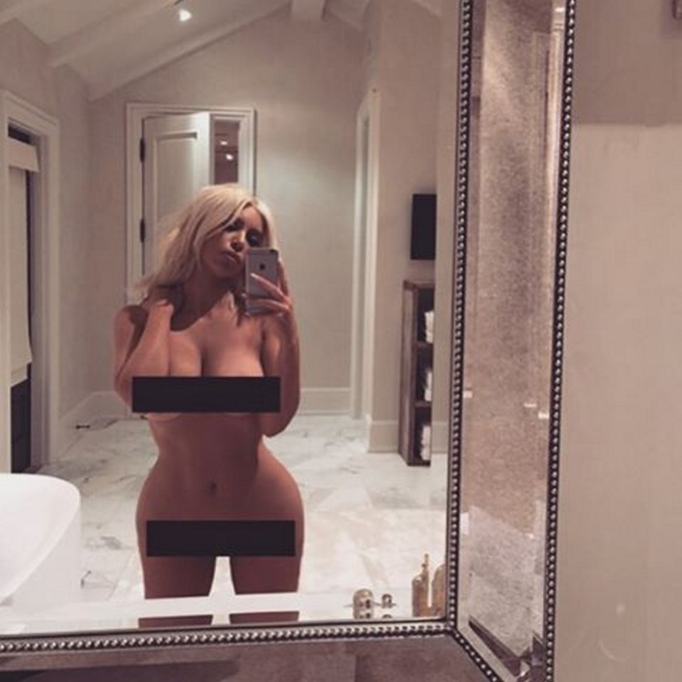 Kim Kardashian said 'naked selfies are empowering'