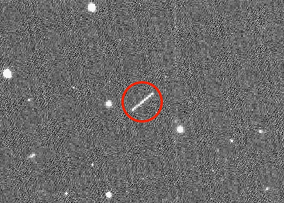 Image of asteroid 2020 QG, which made a recent close path of Earth. A different but similarly sized space rock called 2020 SO is believed to be part of a Nasa rocket launched in 1966