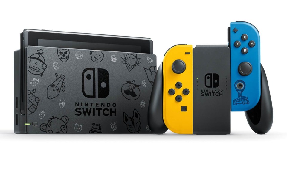 The bundle features a special design and Yellow / Blue Joycon controllers